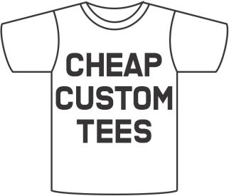 Cheap custom clearance tees